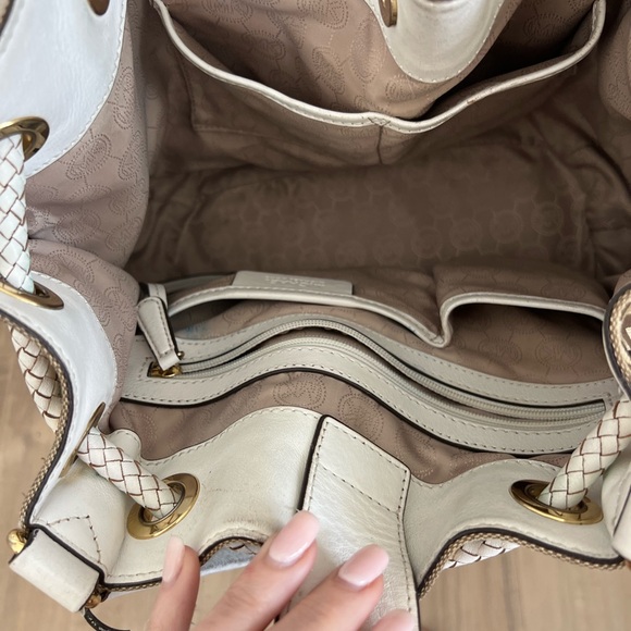 MK Michael Kors Jet Set Large Gather signature tote-Tassel Purse - Picture 9 of 9